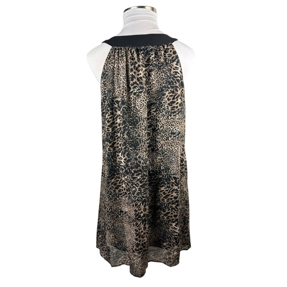 Speed Control NY Animal Print Beaded Sequin Neck Sleeveless Dress Plus Size 1X - Picture 11 of 13